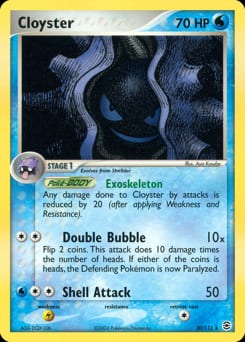 2004 FireRed & LeafGreen Cloyster #20 card