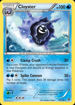 2014 XY Cloyster #32 card