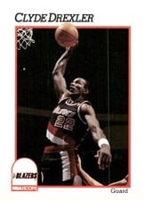 1991-92 Hoops Base Set Clyde Drexler #174 card