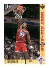 1991-92 Upper Deck Base Set Clyde Drexler #53 card