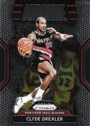 2018-19 Panini Prizm Dominance Clyde Drexler #8 card