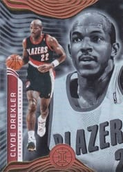 2021-22 Panini Illusions Base Set Clyde Drexler #145 card