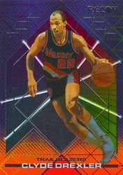 2021-22 Panini Recon Base Set Clyde Drexler #190 card