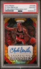 2023-24 Panini Prizm Franchise Favorites Signatures Clyde Drexler #FF-DRE card
