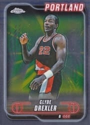 2024-25 Topps Chrome Base Set Clyde Drexler #30 card