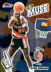 2025-26 Finest Muse Clyde Drexler #M-22 card