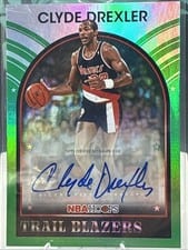 2025-26 NBA Hoops 1989 Hoops Signatures Clyde Drexler #89S-CD card