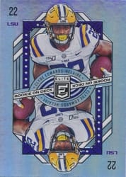 2020 Donruss Elite Rookie on Deck Clyde Edwards-Helaire #17 card