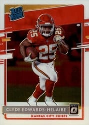 2020 Donruss Optic Base Set Clyde Edwards-Helaire #171 card