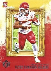 2020 Panini Chronicles Gridiron Kings Clyde Edwards-Helaire #GK-8 card