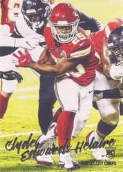 2020 Panini Chronicles Luminance Update Rookies Clyde Edwards-Helaire #218 card