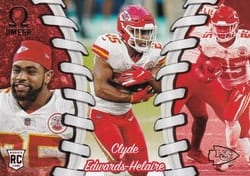 2020 Panini Chronicles Omega Clyde Edwards-Helaire #O-8 card