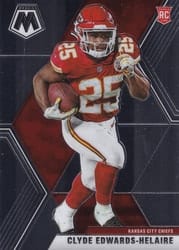 2020 Panini Mosaic Base Set Clyde Edwards-Helaire #212 card