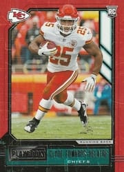 2020 Panini Playbook Base Set Clyde Edwards-Helaire #121 card