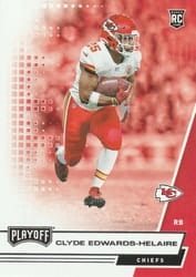 2020 Panini Playoff Base Set Clyde Edwards-Helaire #221 card
