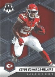 2021 Panini Mosaic Base Set Clyde Edwards-Helaire #6 card