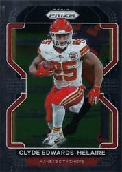2021 Panini Prizm Base Set Clyde Edwards-Helaire #191 card