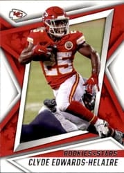 2021 Panini Rookies & Stars Base Set Clyde Edwards-Helaire #70 card