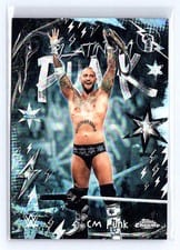 2026 Topps Chrome WWE Platinum Punk CM Punk #PLP-13 card