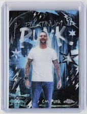2026 Topps Chrome WWE Platinum Punk CM Punk #PLP-15 card