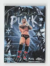 2026 Topps Chrome WWE Platinum Punk CM Punk #PLP-18 card