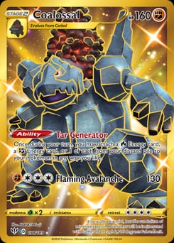 2020 Darkness Ablaze Coalossal #198 card
