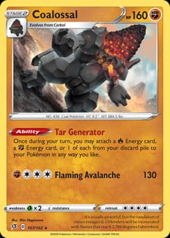 Rebel Clash Coalossal #107 card