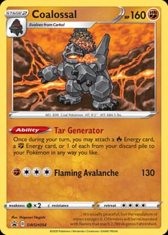 SWSH Black Star Promos Coalossal #SWSH054 card