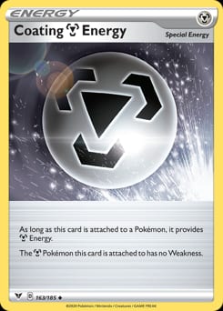 2020 Vivid Voltage Coating Metal Energy #163 card