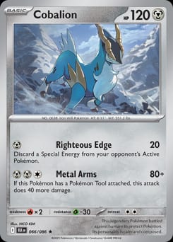 2025 Black Bolt Cobalion #66 card