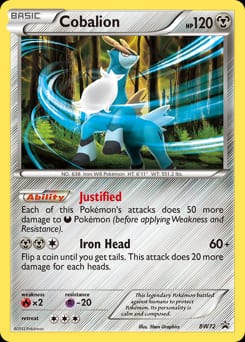 BW Black Star Promos Cobalion #BW72 card