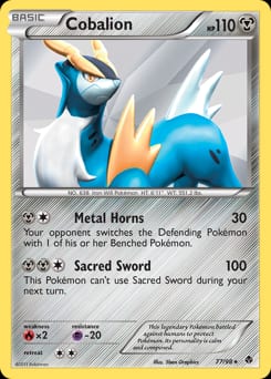 Emerging Powers Cobalion #77 card