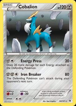 Noble Victories Cobalion #84 card