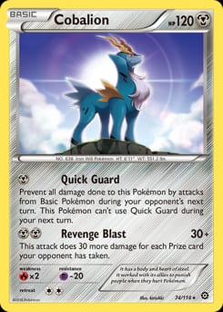 Steam Siege Cobalion #74 card