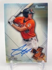 2021 Bowman Sterling Prospect Autographs Coby Mayo #BSPA-CMA card