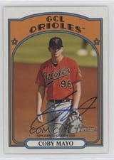 2021 Topps Heritage Minor League Real One Autographs Coby Mayo #ROA-CM card