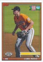 2021 Topps Pro Debut Base Set Coby Mayo #PD-158 card