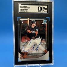 2025 Bowman Chrome Rookie Autographs Coby Mayo #CRA-CM card