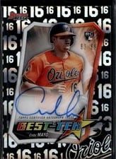 2025 Bowman's Best Best Tek Autographs Coby Mayo #BTA-CMA card