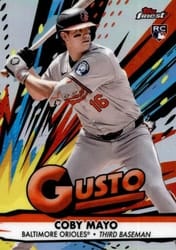 2025 Finest Gusto Coby Mayo #G-32 card