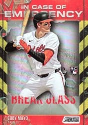2025 Stadium Club In Case of Emergency Coby Mayo #ICE-19 card