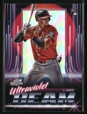 2025 Topps Cosmic Chrome Ultraviolet Beam Coby Mayo #UB-3 card