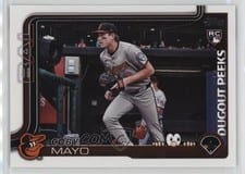2025 Topps Dugout Peeks Coby Mayo #DP-18 card