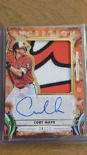 2025 Topps Inception Inception Autograph Jumbo Patch Coby Mayo #IAJP-CMA card