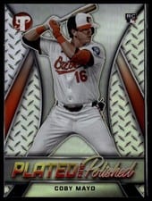 2025 Topps Pristine Plated and Polished Coby Mayo #PP-5 card