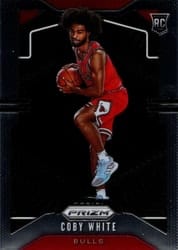 2019-20 Panini Prizm Base Set Coby White #253 card