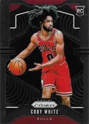 2019-20 Panini Prizm Base Set Coby White #253 card