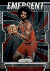 2019-20 Panini Prizm Emergent Coby White #1 card