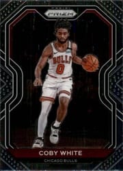 2020-21 Panini Prizm Base Set Coby White #3 card