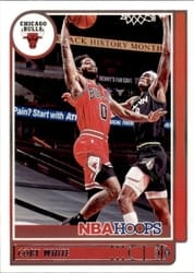 2021-22 Hoops Base Set Coby White #35 card